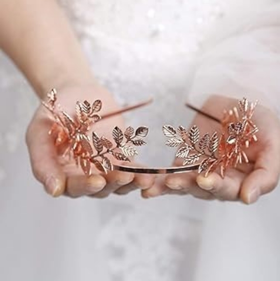 Chargances Wedding Tiara - Rose Gold - Picture 2 of 5